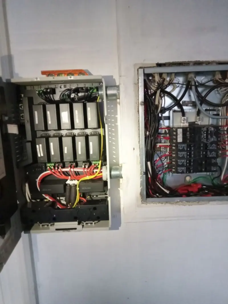 Electrical panel upgrade completed for Ring Doorbell Installation in Shorewood
